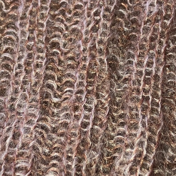 Anthropologie Knitted & Knotted Cowlneck Colorblock Turtleneck Sweater Sz Large - Picture 13 of 13